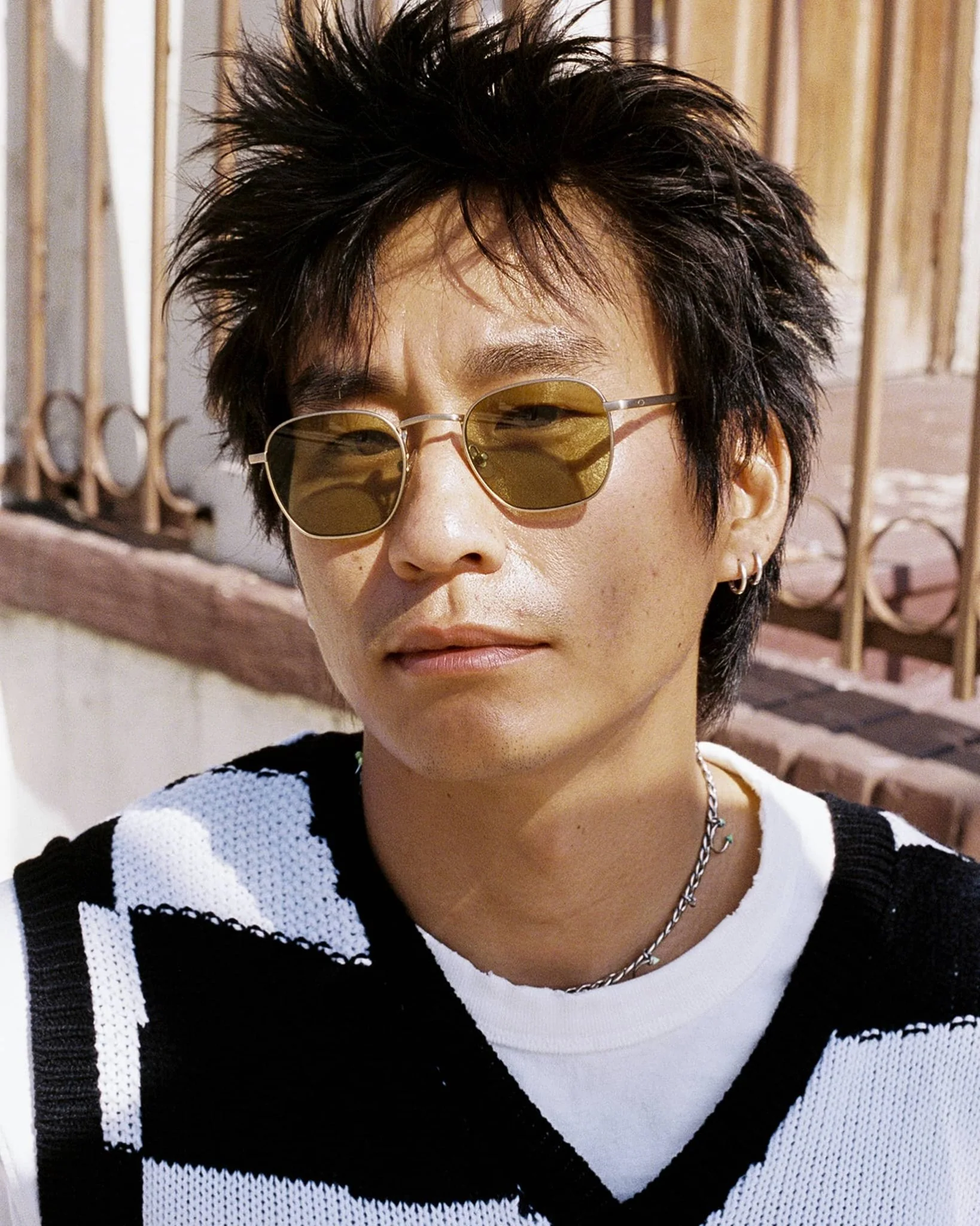 The Groove Pilot / Matte White Gold & Black Tortoise Bio & Moss Lens - Image 7