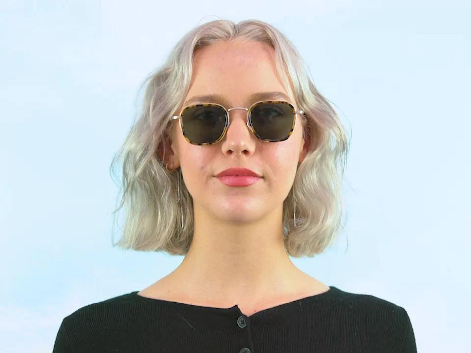 The Groove Pilot / Brushed Gold & Tokyo Tortoise Bio & Vintage Green Lens - Image 4