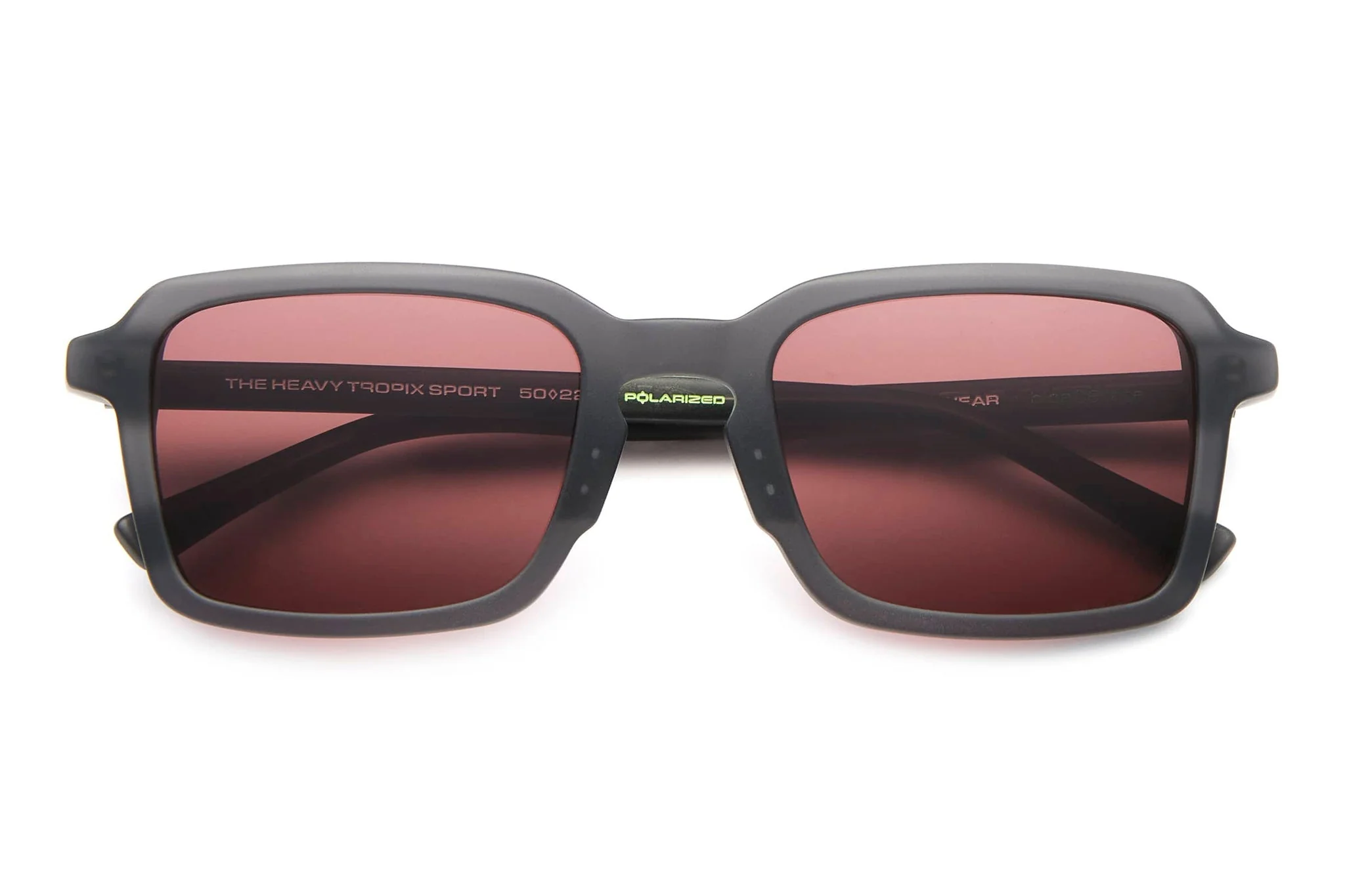 The Heavy Tropix Sport / Matte Shadow Bio & Polarised Sangria Lens
