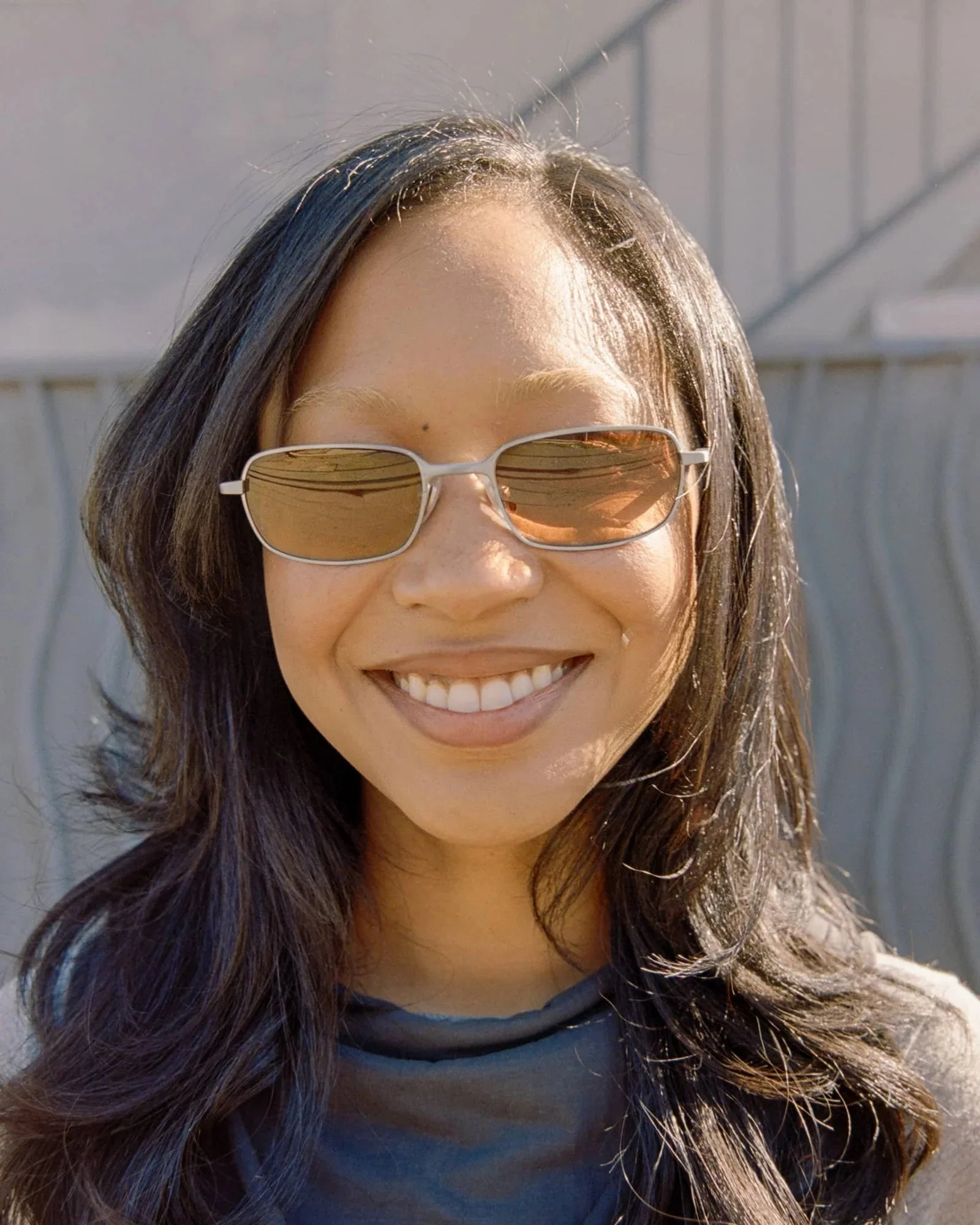 The Infinite Bloom / Matte Silver Desert Tortoise Bio & Rosewood Gradient Lens - Image 4