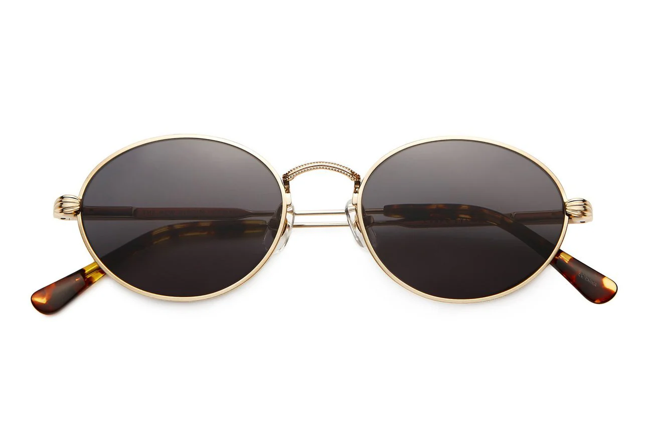 The New Riddim / Brushed Gold & Dark Tortoise Lens