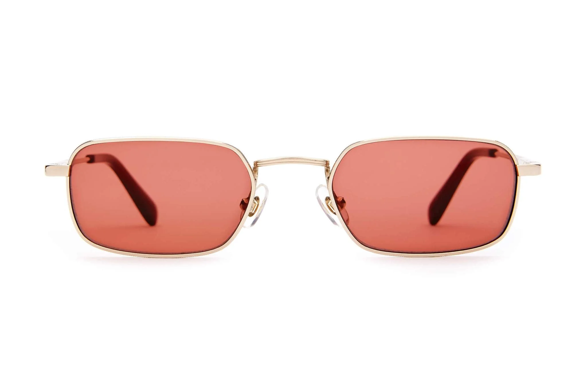 The Nu Bloom / Polished Gold & Crystal Burgundy Lens