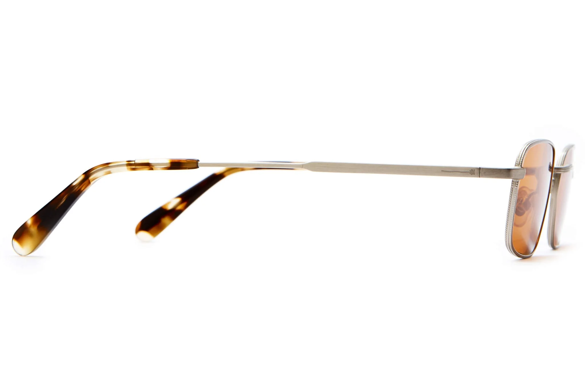 The Nu Bloom / Brushed Silver & Jaguar Tortoise Bio & Burnt Orange Lens - Image 13