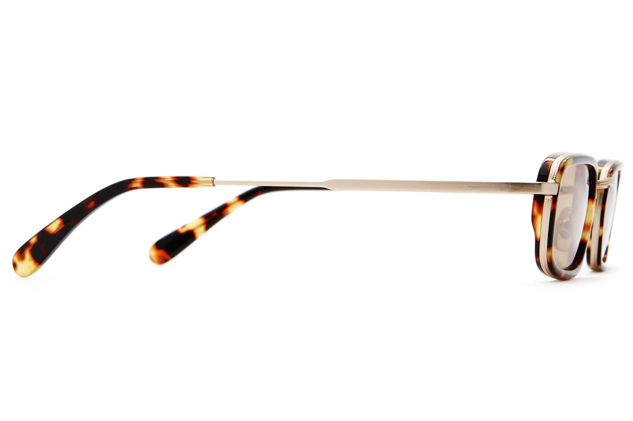 The Nu Bloom / Brushed Gold Tortoise Bio & Mustard Lens - Image 3