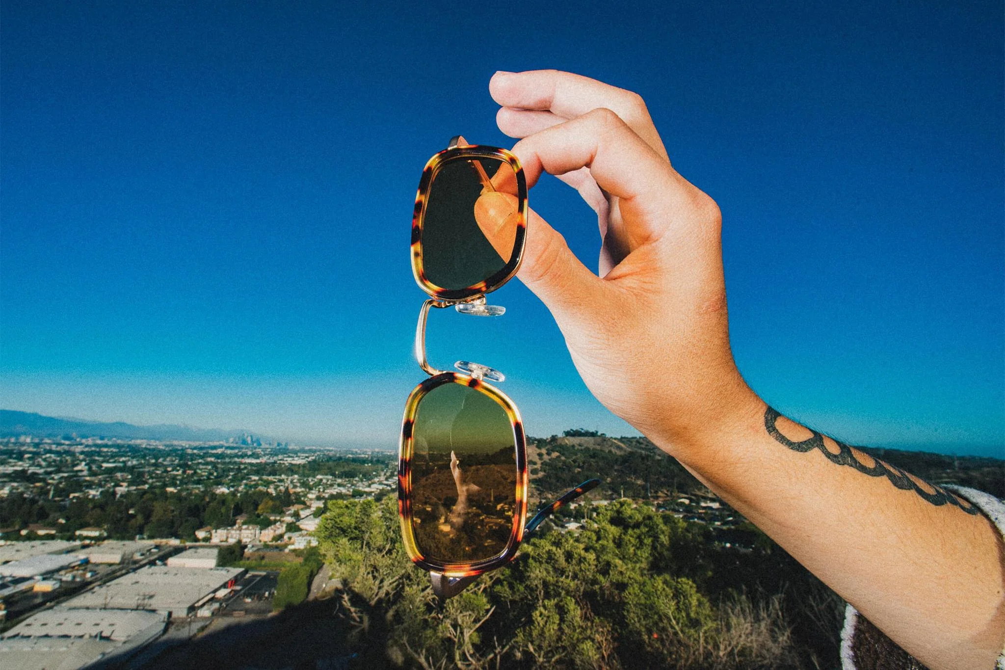 The Nu Bloom / Brushed Gold Tortoise Bio & Mustard Lens - Image 4