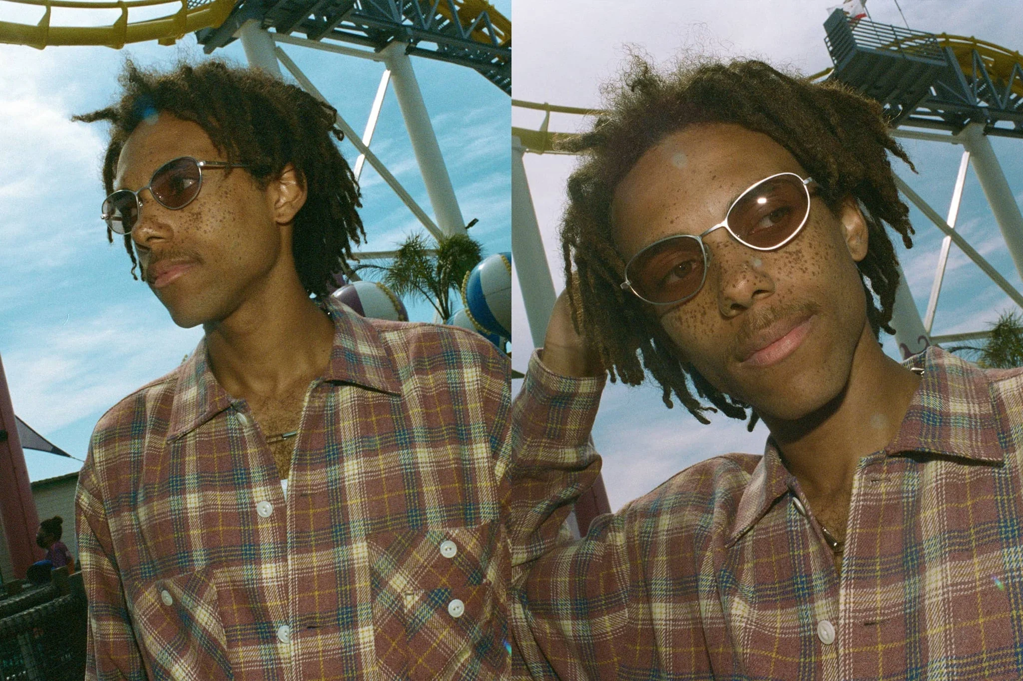 The Perma Joy / Matte Chrome & Lilac Gradient Bio Lens - Image 7