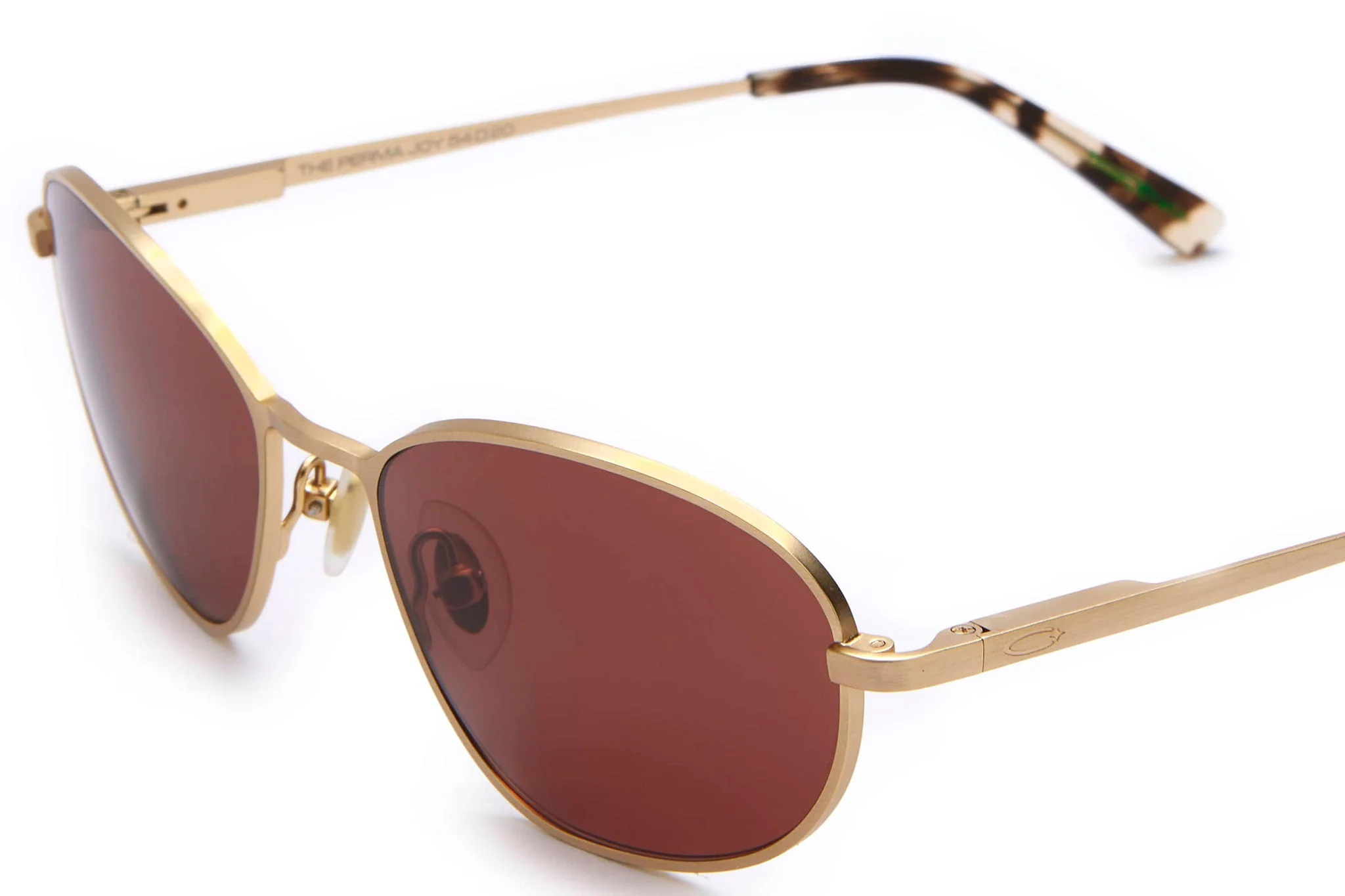 The Perma Joy / Matte Warm Gold & Desert Tortoise Bio & Rosewood Lens - Image 2