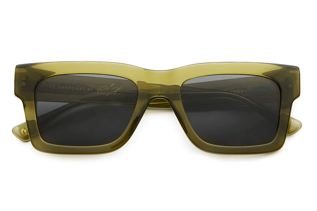 The Speedway / Crystal Seaweed Bio & Polarised Grey Lens