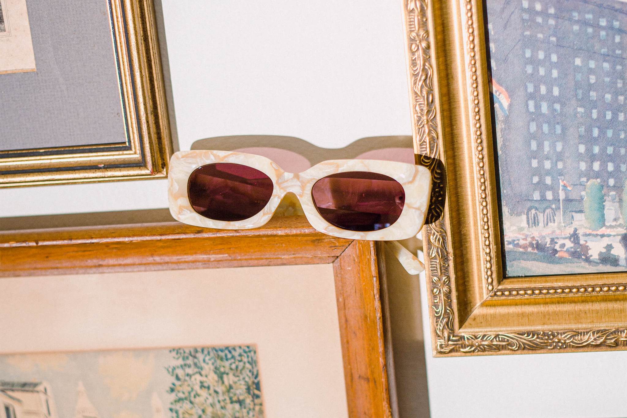 The Supa Phreek / Cream Marble Bio & Plum Lens - Image 5