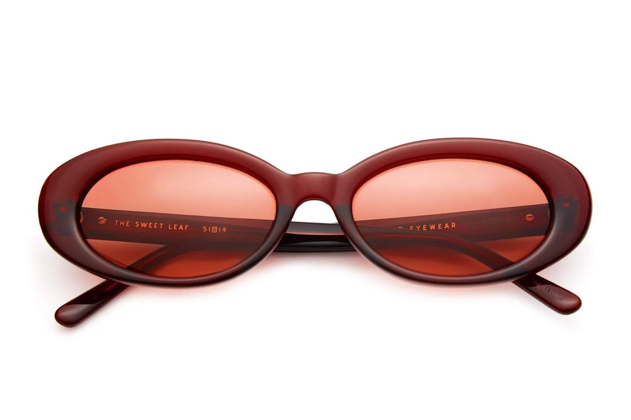 The Sweet Leaf / Crystal Burgundy Bio & Rose Lens