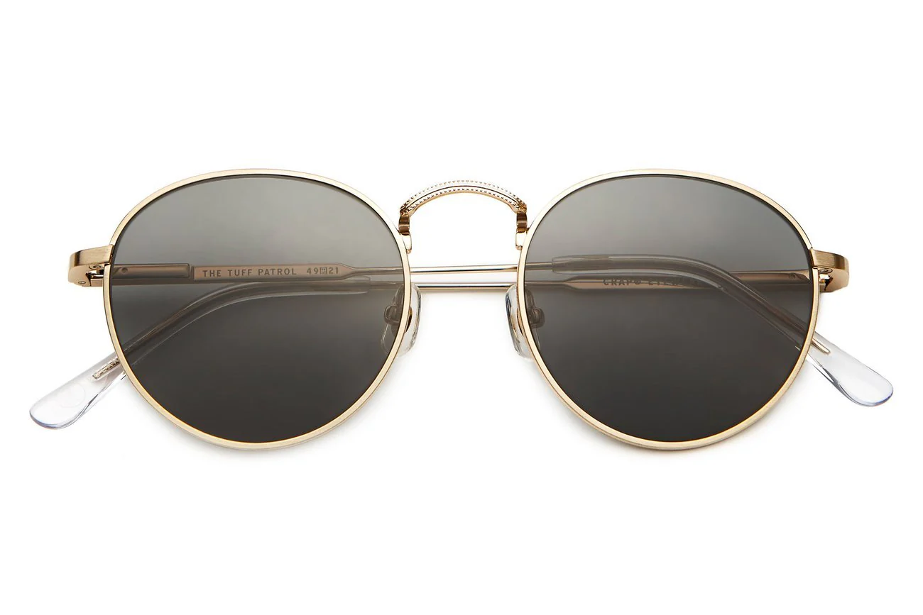 The Tuff Patrol / Brushed Gold & Polarised Grey Lens