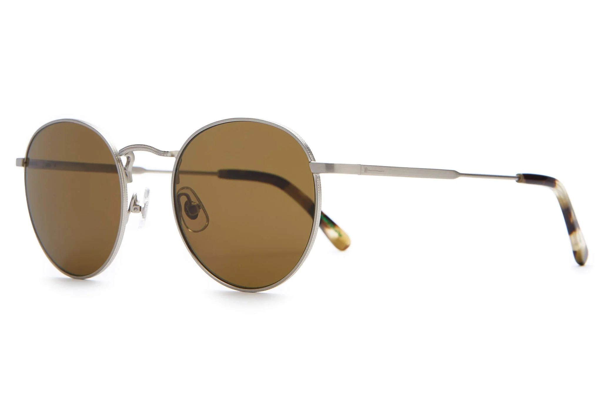 The Tuff Patrol / Matte Silver & Jaguar Tortoise Bio & Polarised Grapeseed Lens - Image 2