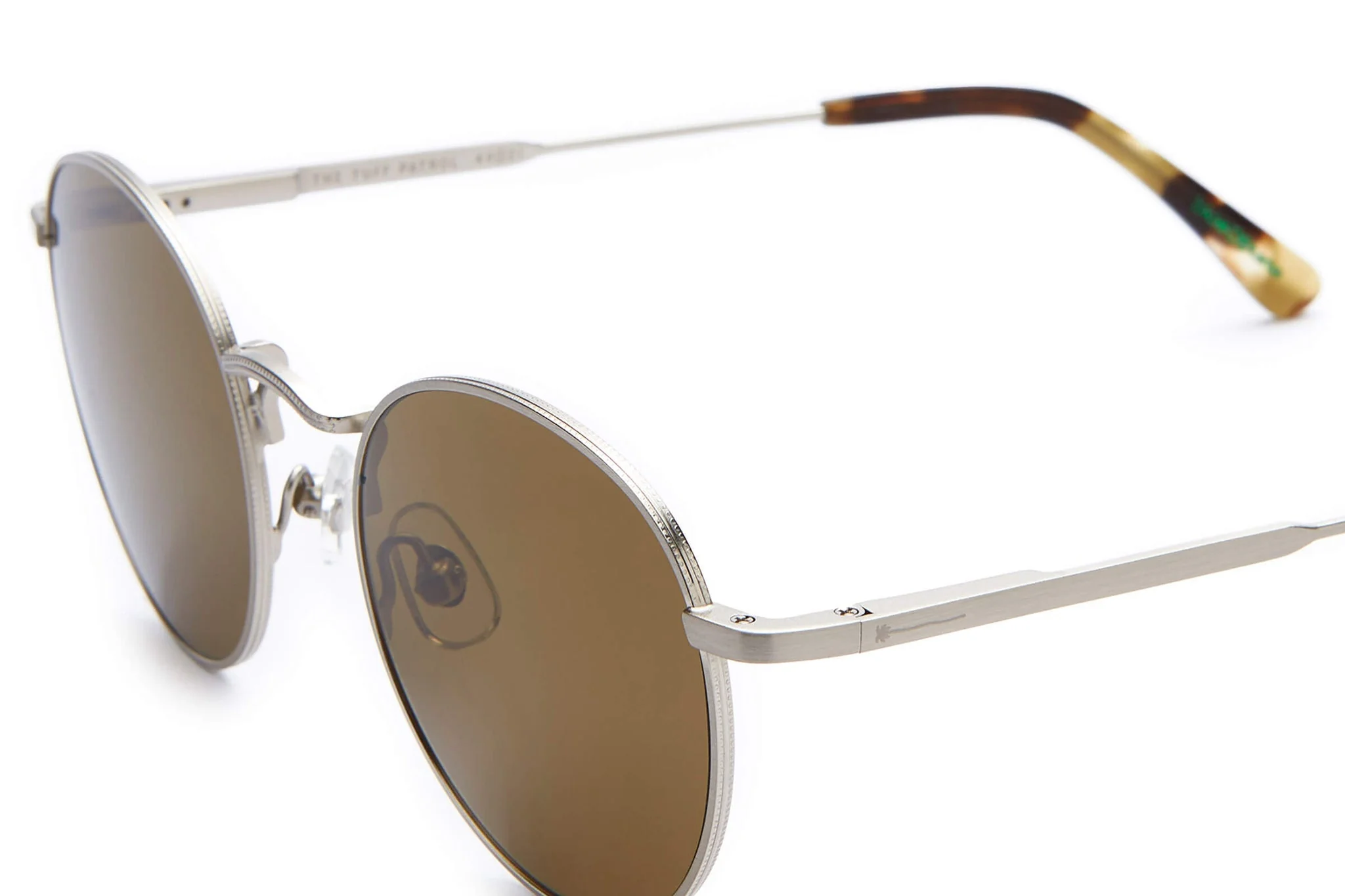 The Tuff Patrol / Matte Silver & Jaguar Tortoise Bio & Polarised Grapeseed Lens - Image 3