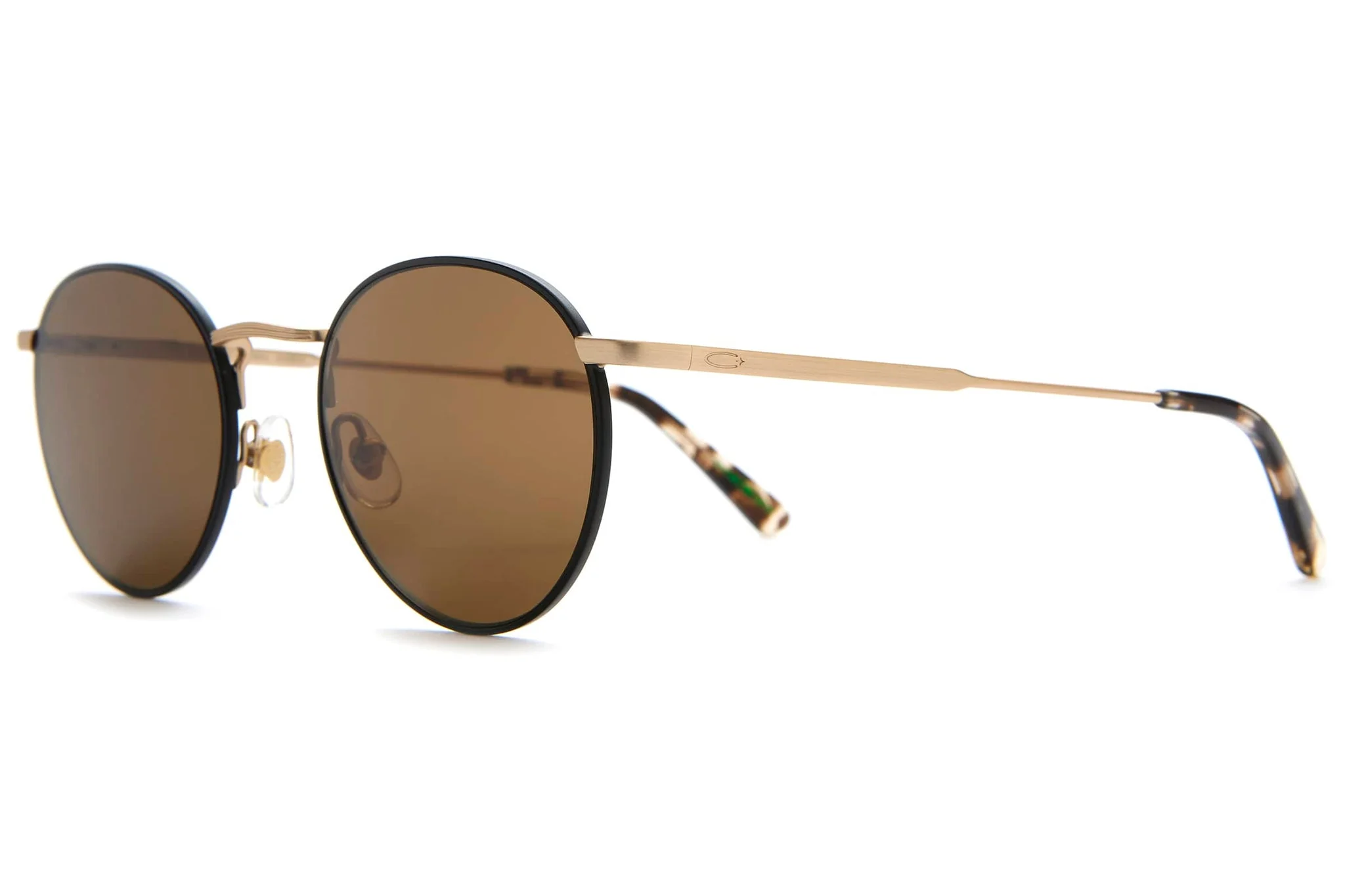 The Tuff Patrol / Matte Gold Black Rims Desert Tortoise Bio & Polarised Bronze Lens - Image 2