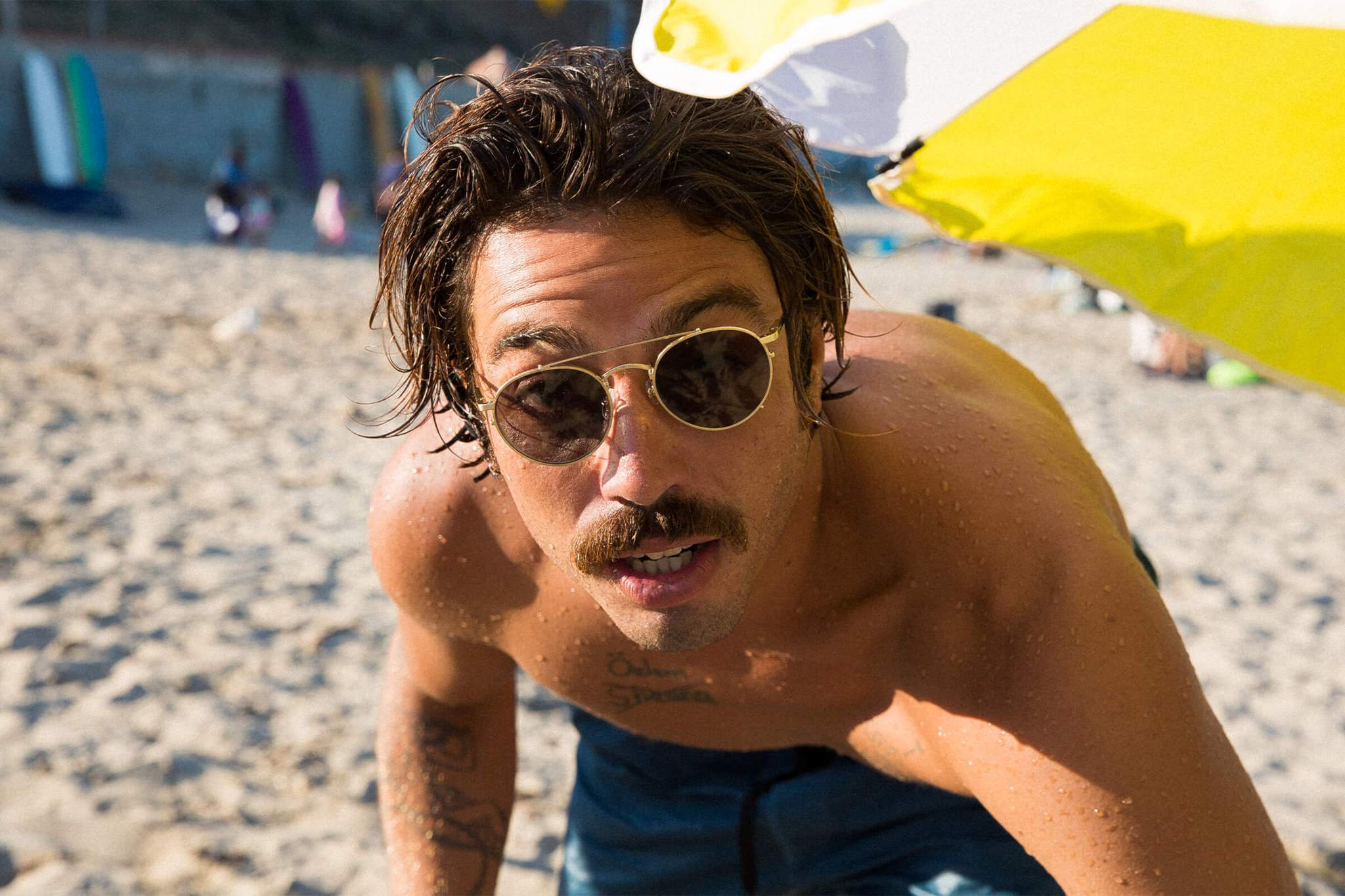 The Tuff Safari / Brushed Gold Crystal & Polarised Grey Lens - Image 6
