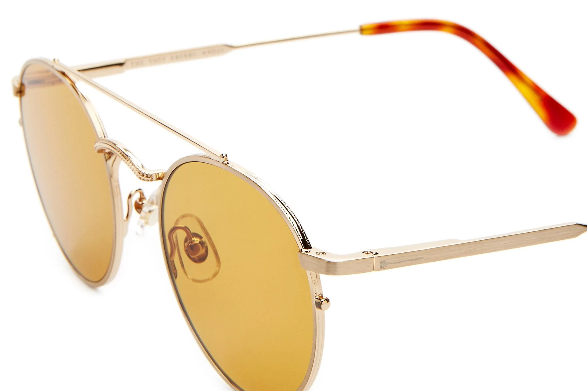 The Tuff Safari / Brushed Gold Havana Tortoise & Mustard Lens - Image 3