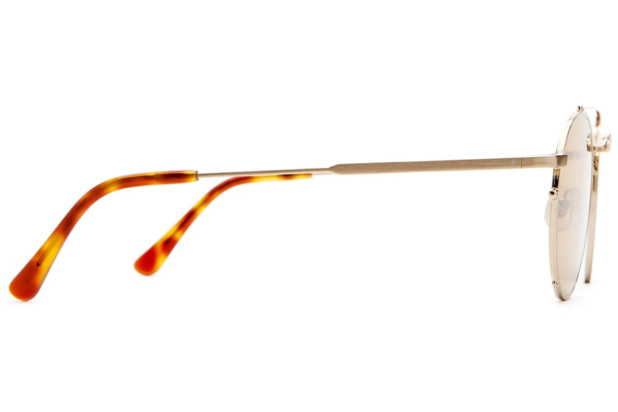 The Tuff Safari / Brushed Gold Havana Tortoise & Mustard Lens - Image 4