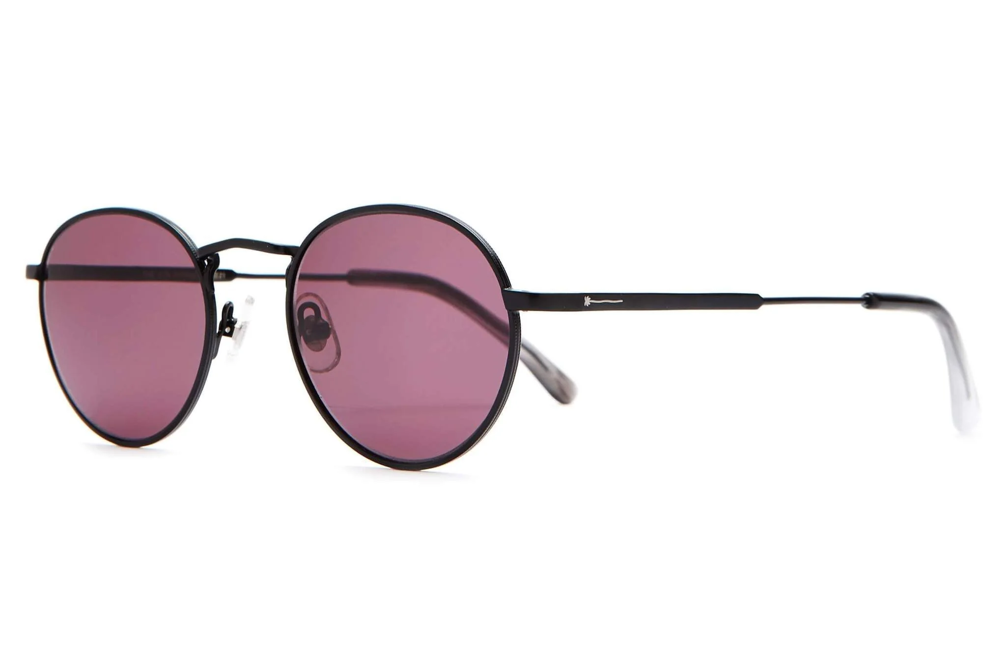 The Zen Patrol / Matte Black Smoke Demi Tortoise Bio & Plum Lens - Image 2