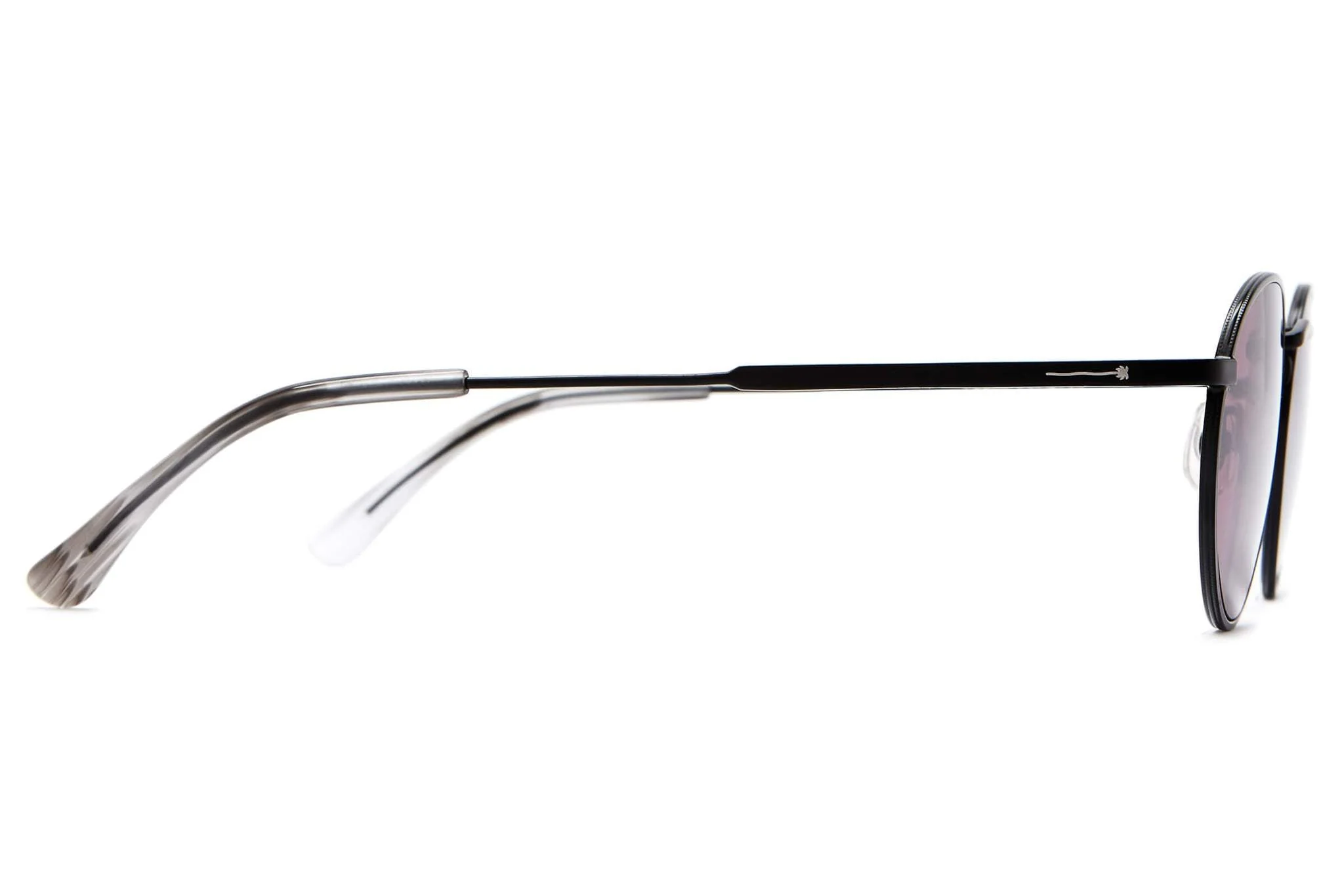 The Zen Patrol / Matte Black Smoke Demi Tortoise Bio & Plum Lens - Image 4