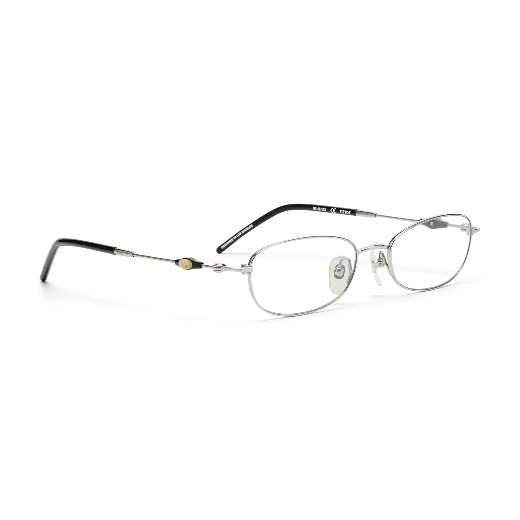 Tiptoe Optical / Silver Black Titanium & Blue-Light Lens - Image 2