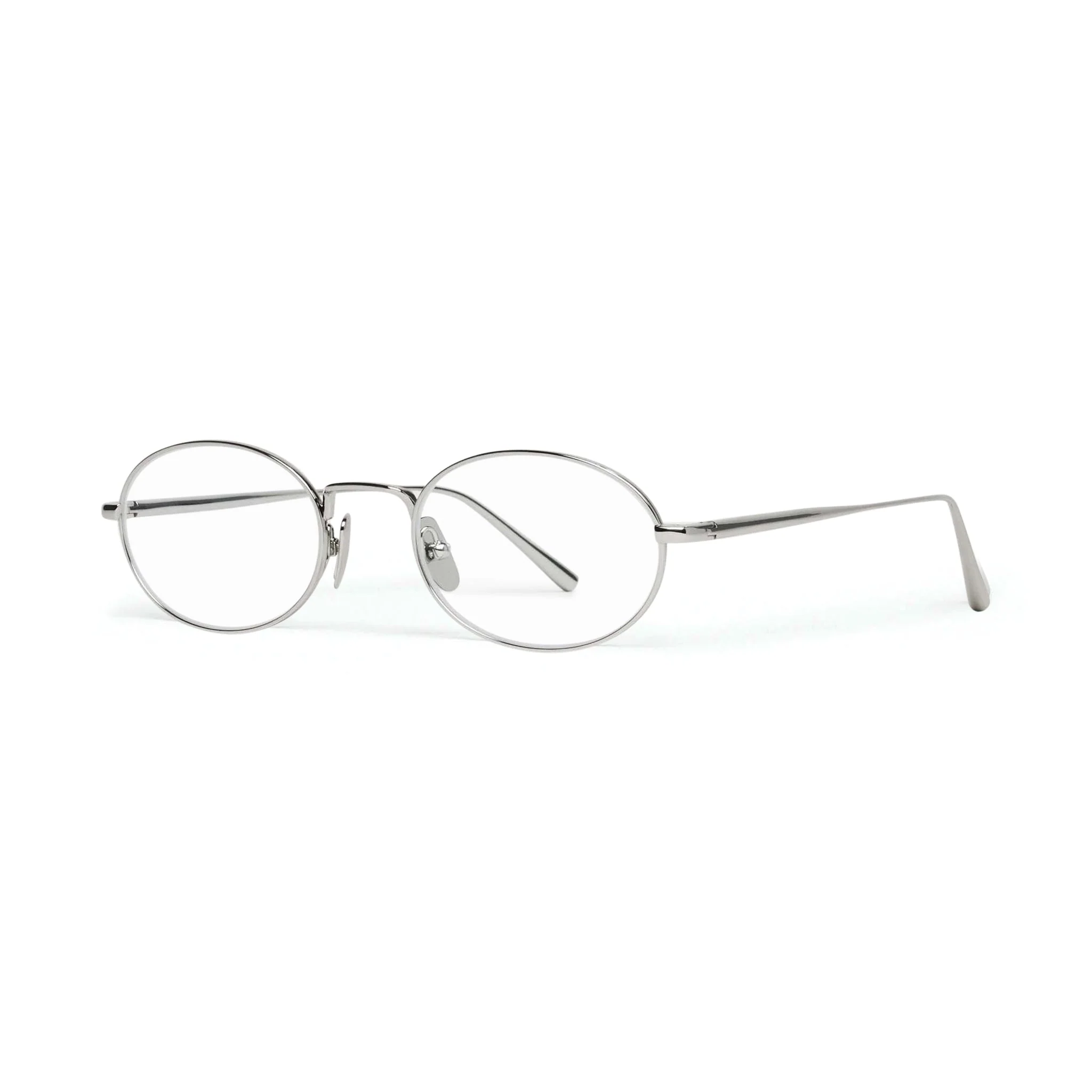 Titan Oval Optical / Silver Titanium & Clear Lens - Image 2