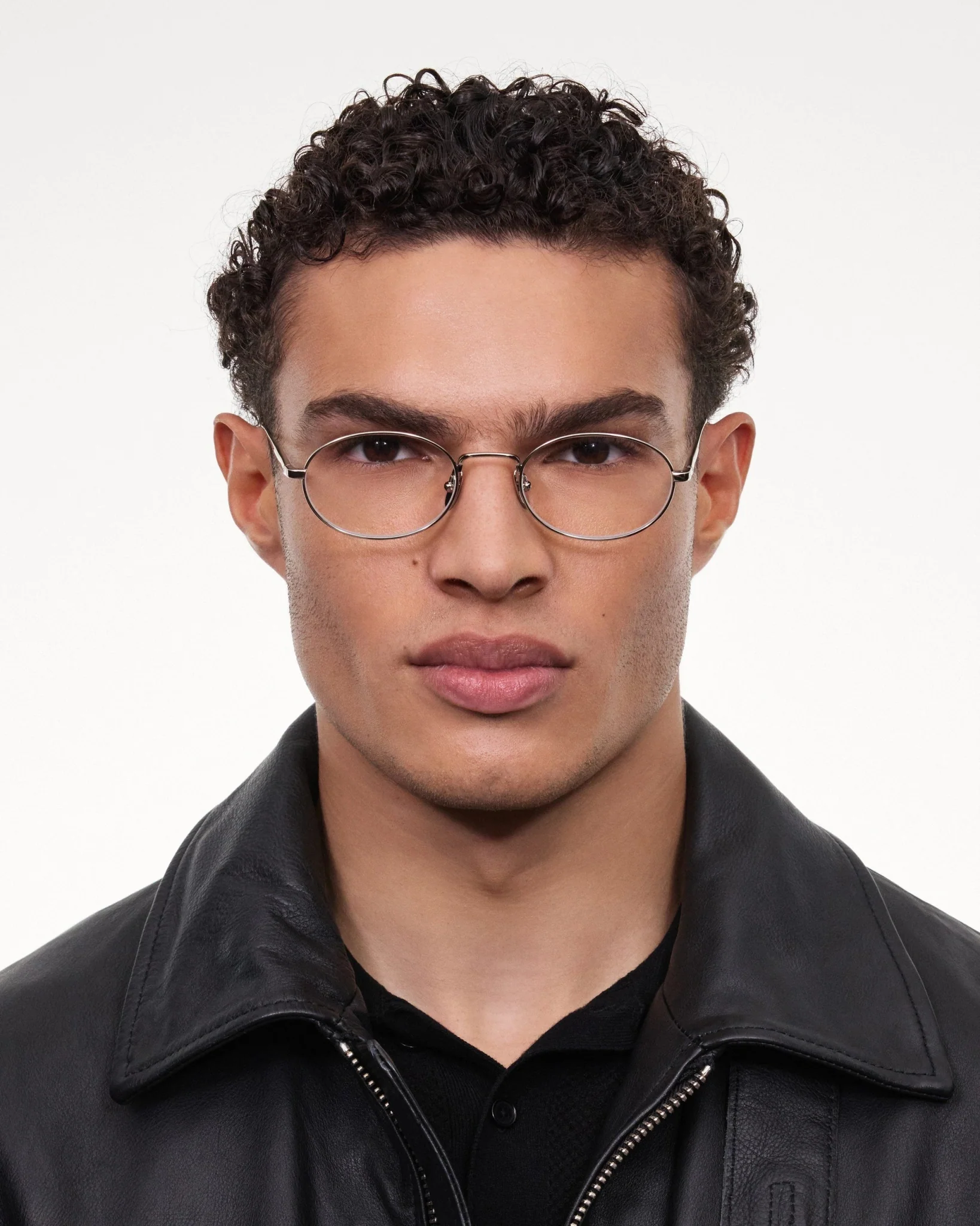 Titan Oval Optical / Silver Titanium & Clear Lens - Image 3