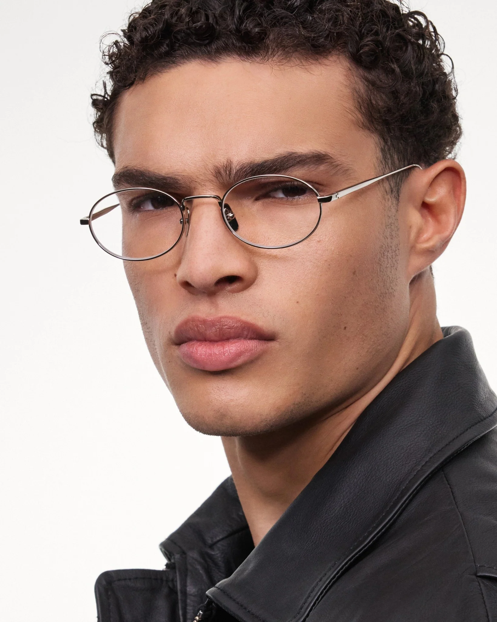Titan Oval Optical / Silver Titanium & Clear Lens - Image 4