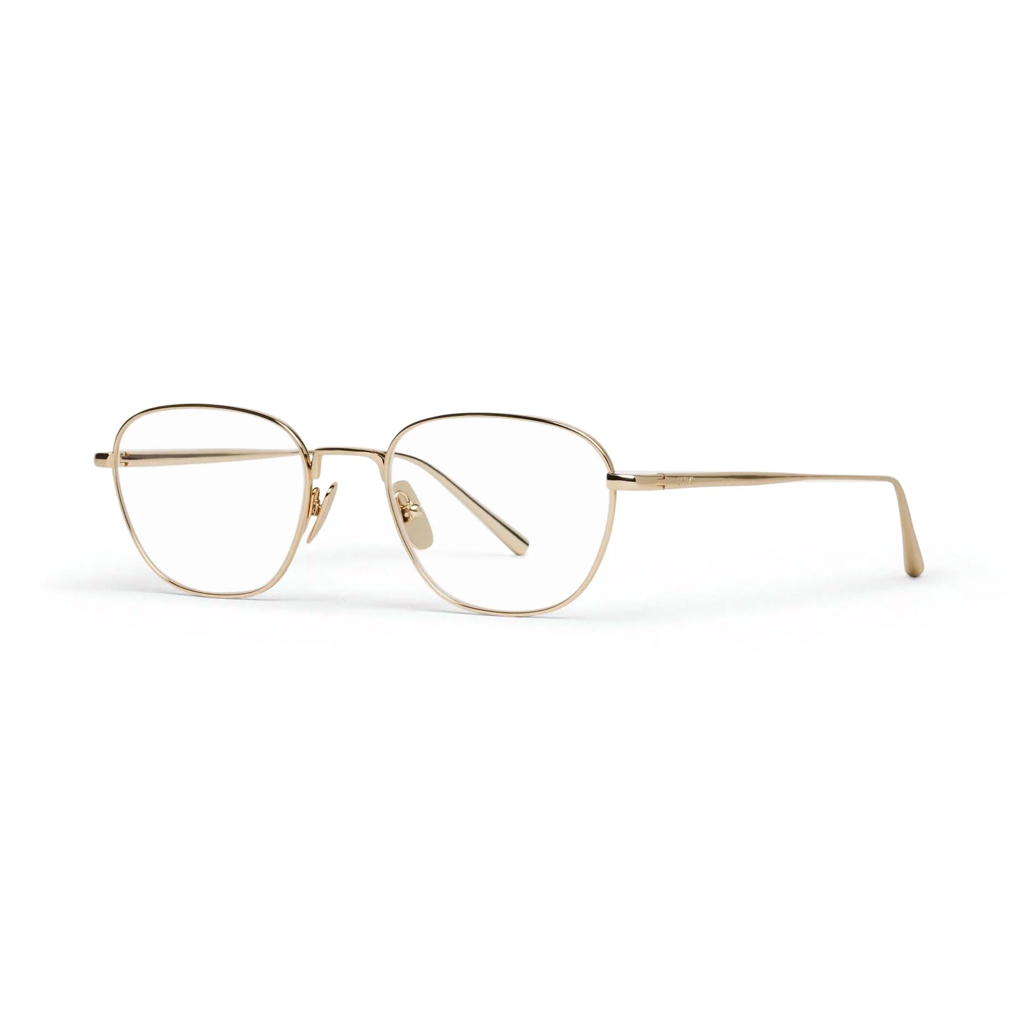 Titan Polygon Optical / Gold Titanium & Clear Lens - Image 2