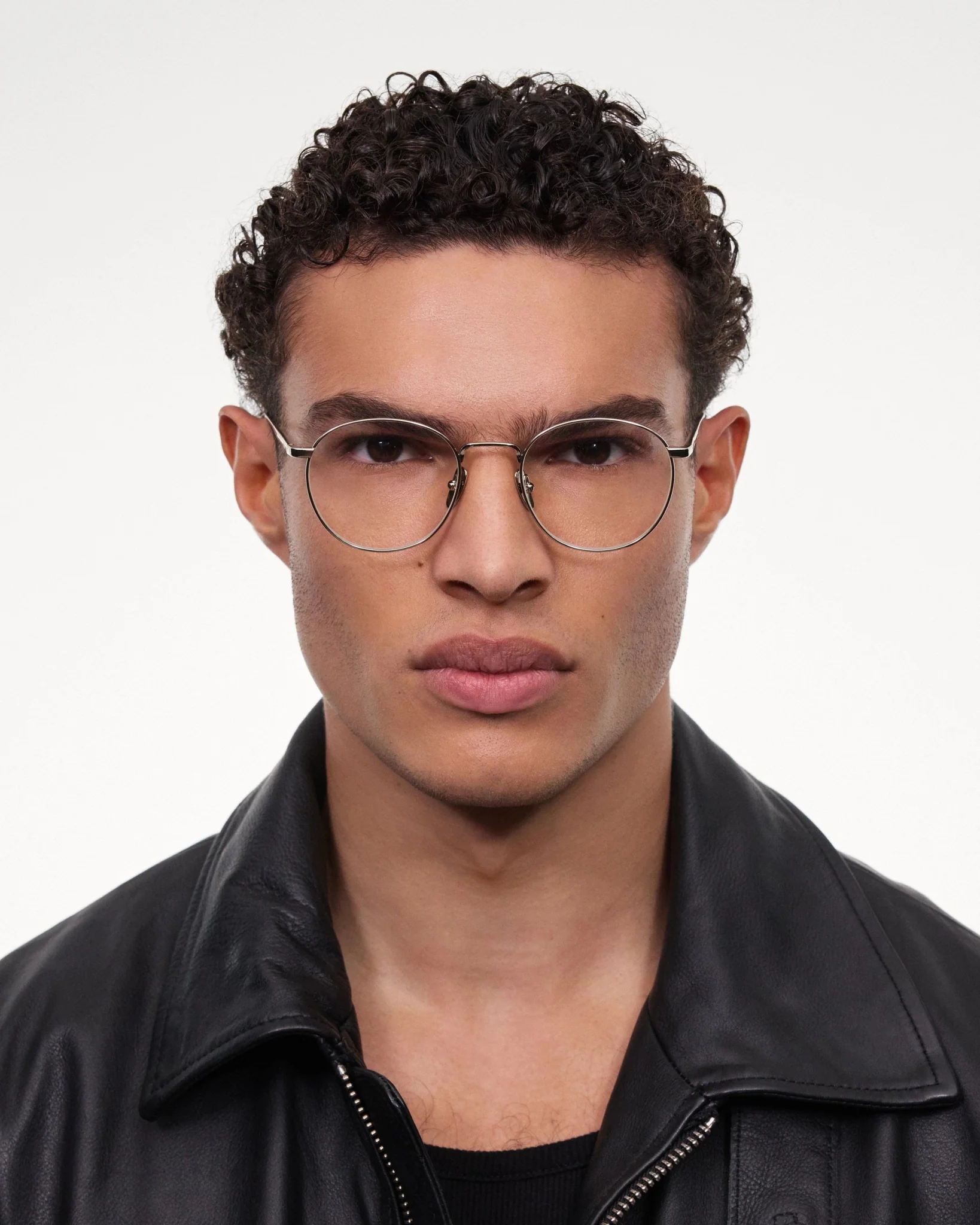 Titan Round Optical / Silver Titanium & Clear Lens - Image 3