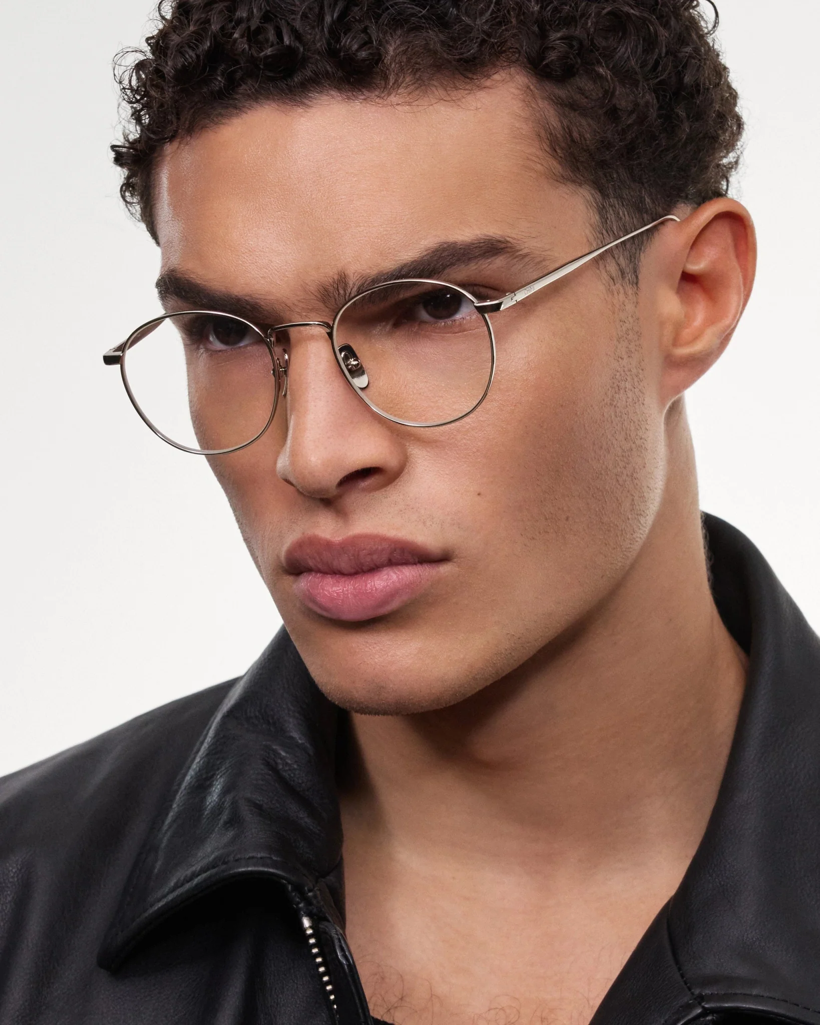 Titan Round Optical / Silver Titanium & Clear Lens - Image 4