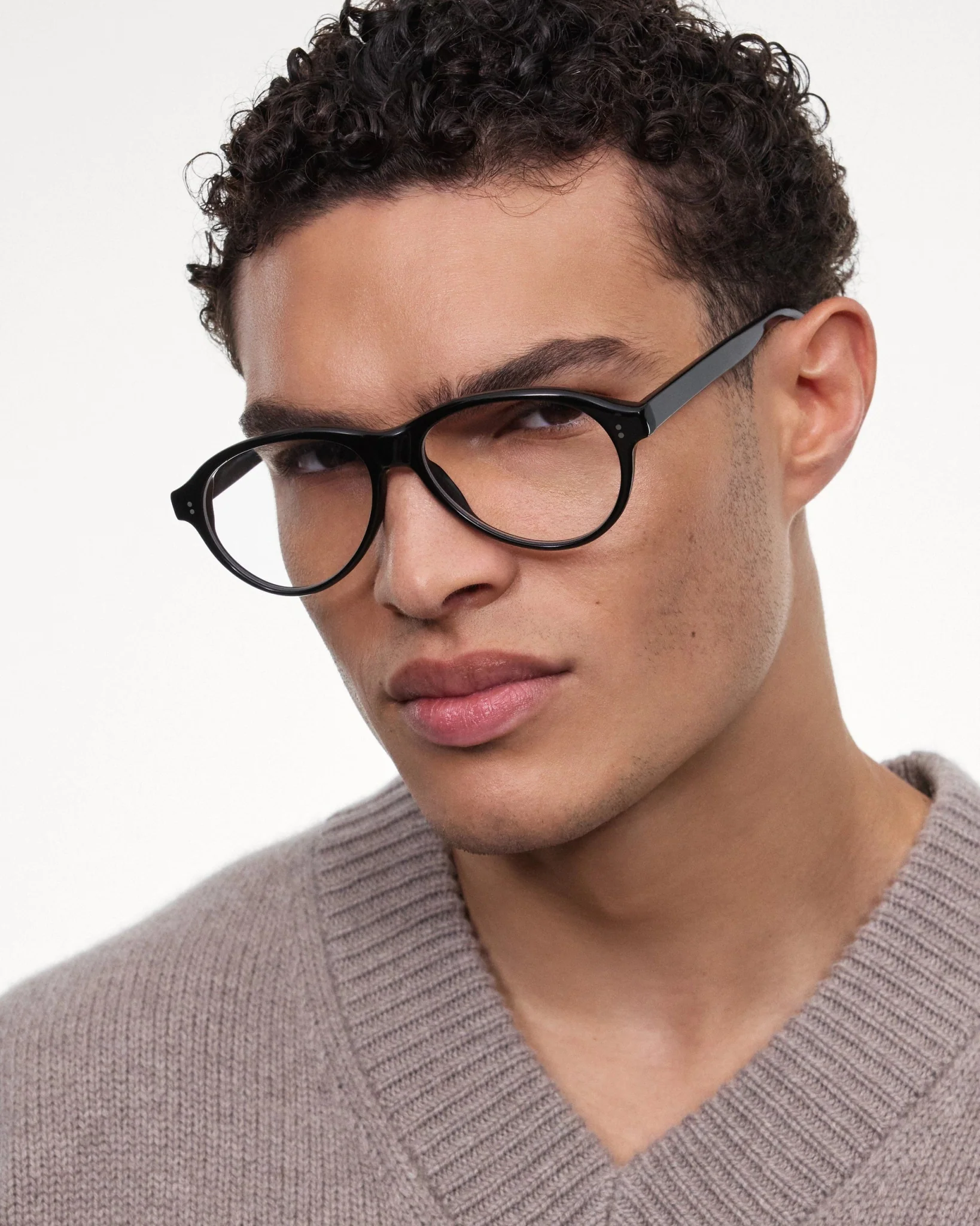 Tome Optical / Black Acetate & Clear Lens - Image 3