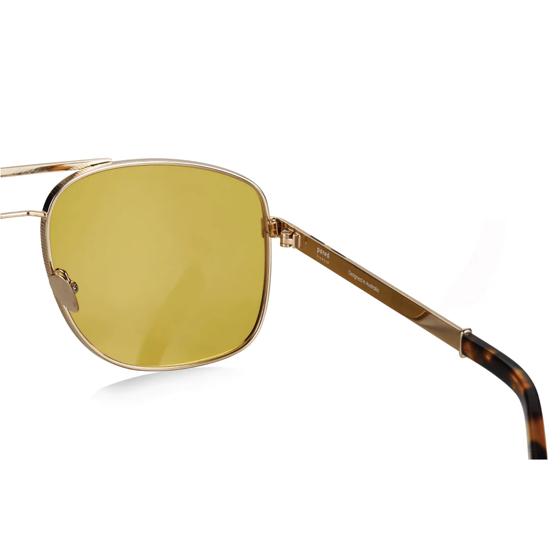 Uptown & Downtown / Gold Tortoise & Solid Yellow Lens - Image 4