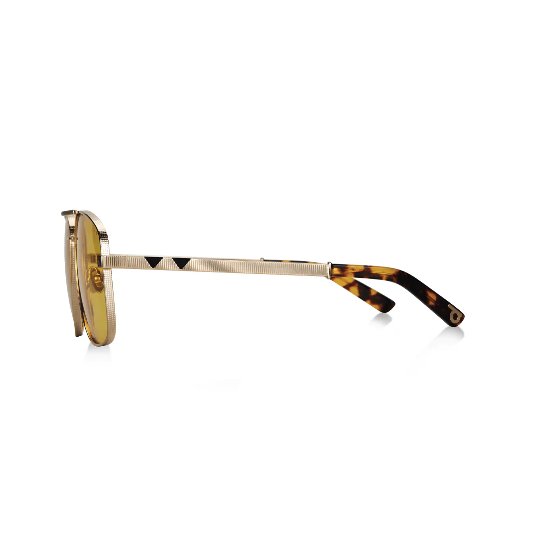Uptown & Downtown / Gold Tortoise & Solid Yellow Lens - Image 5