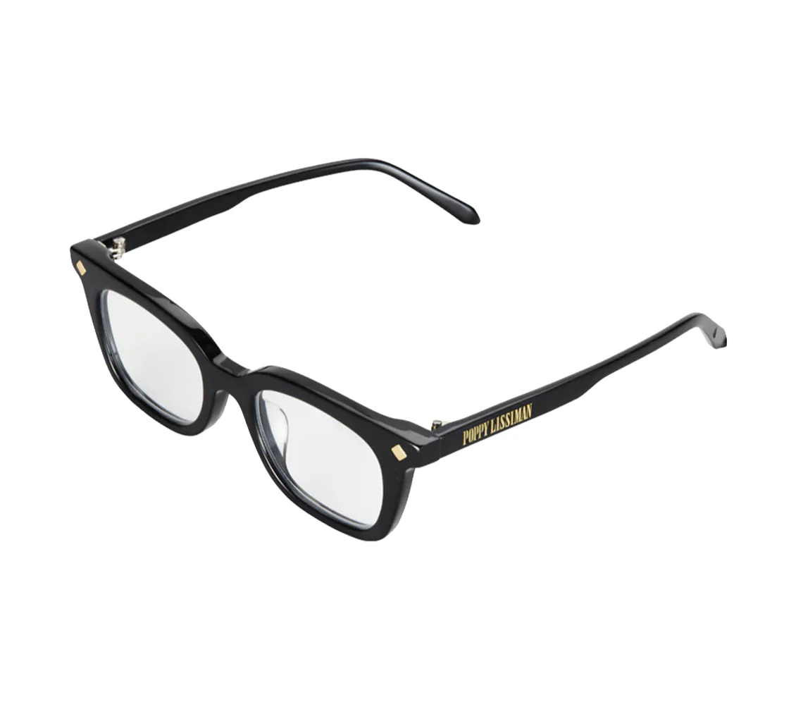 Vinny Optical / Black Acetate & Clear Blue-Light Lens - Image 2