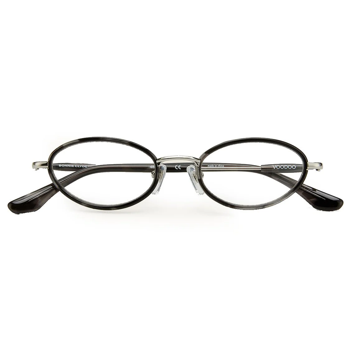 Voodoo Optical / Silver Black Tortoise & Blue-Light Lens