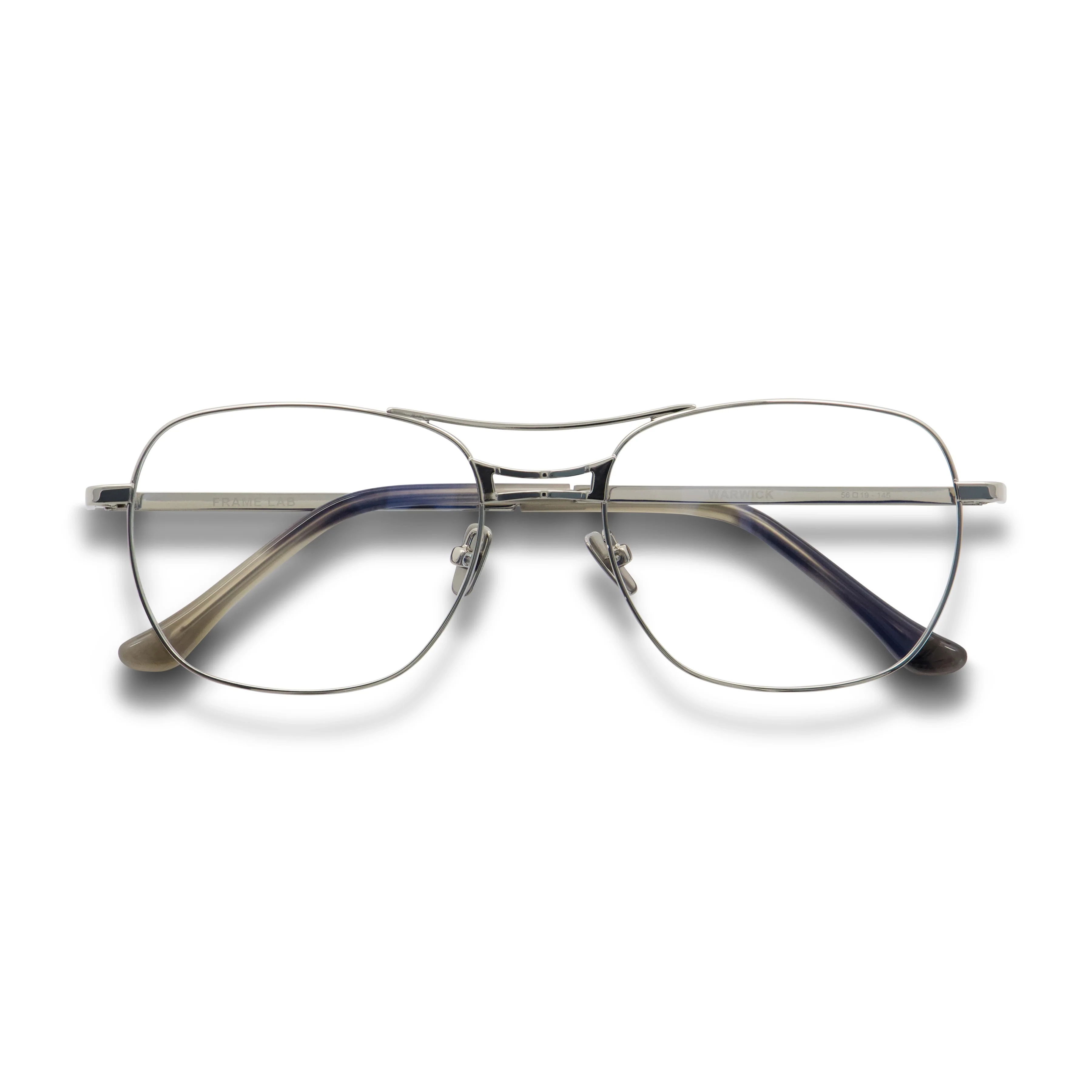 Warwick Optical / Silver Metal & Prescription Lens