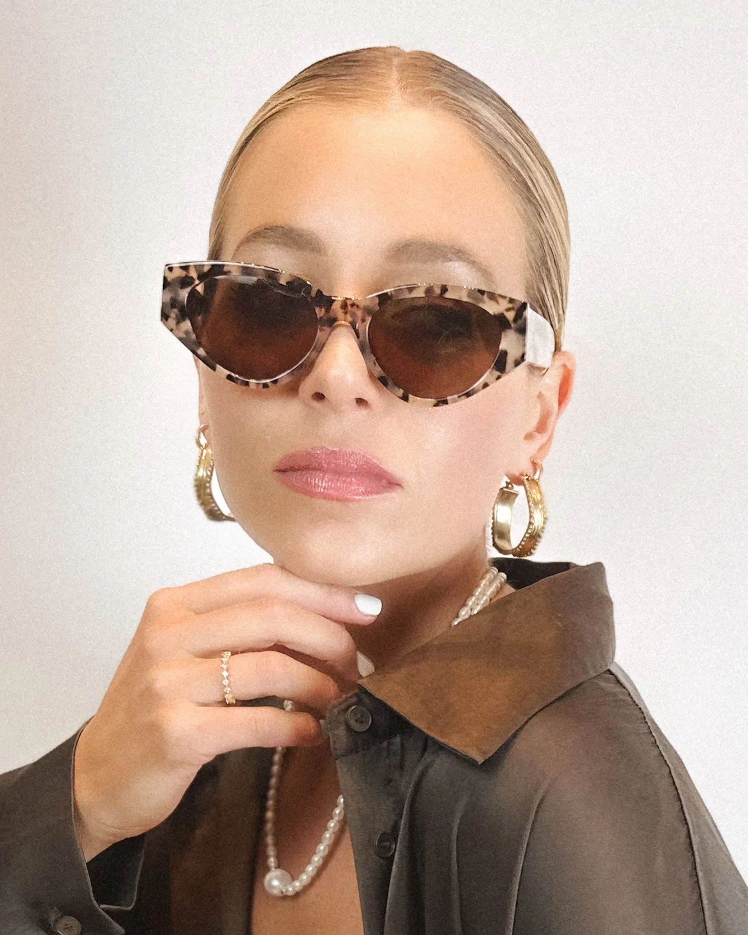 X Holly Kingston / Giselle / Choc Tort & Black Lens - Image 3