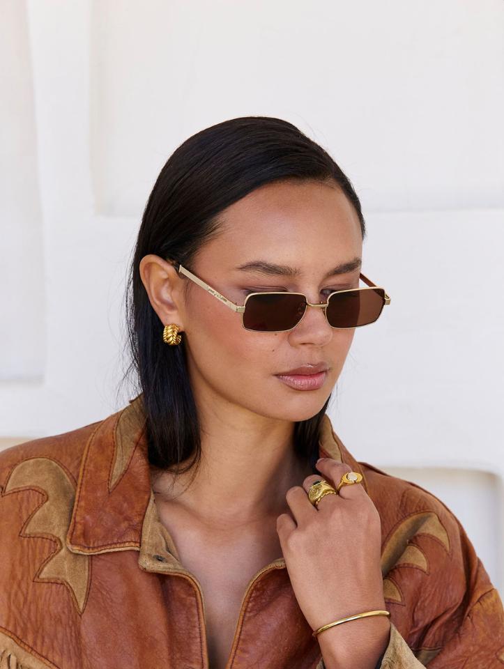 X Jordan Simek / Mile High / Gold Metal & Brown Lens - Image 10