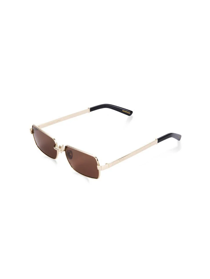 X Jordan Simek / Mile High / Gold Metal & Brown Lens - Image 2
