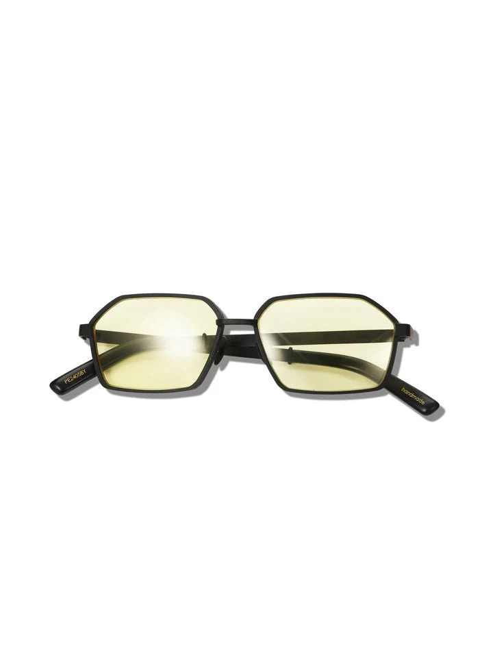 X Wyld Blue / Wylder / Matt Black Acetate & Yellow Lens - Image 3