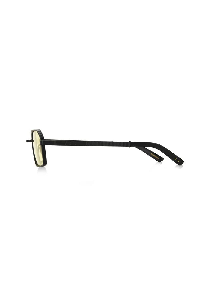 X Wyld Blue / Wylder / Matt Black Acetate & Yellow Lens - Image 5