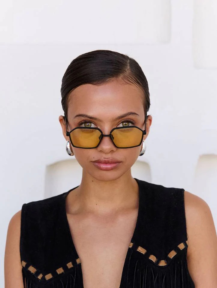 X Wyld Blue / Wylder / Matt Black Acetate & Yellow Lens - Image 6