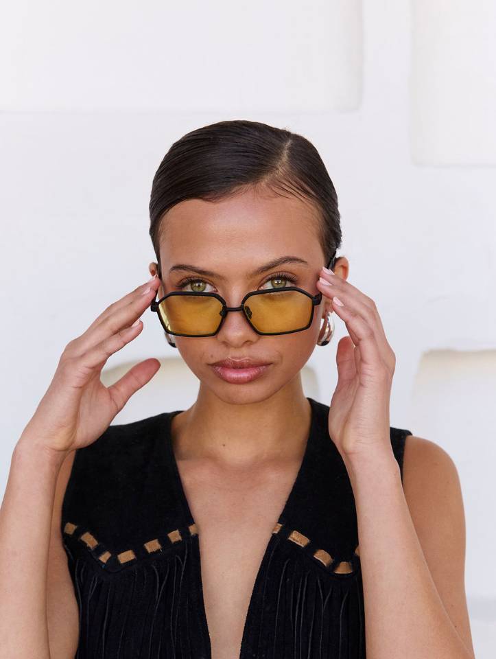 X Wyld Blue / Wylder / Matt Black Acetate & Yellow Lens - Image 7