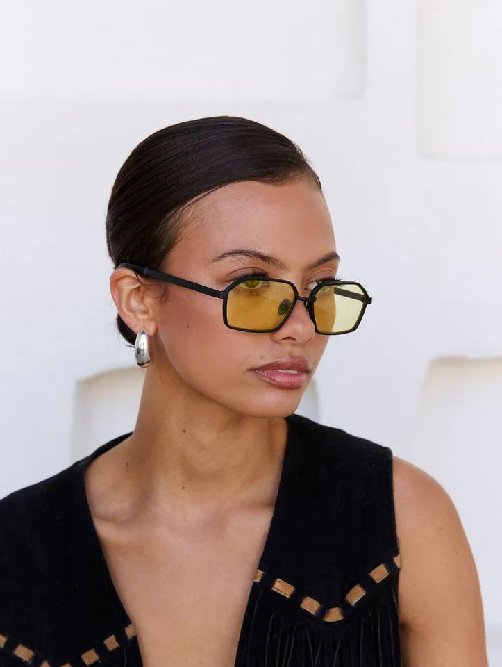 X Wyld Blue / Wylder / Matt Black Acetate & Yellow Lens - Image 8