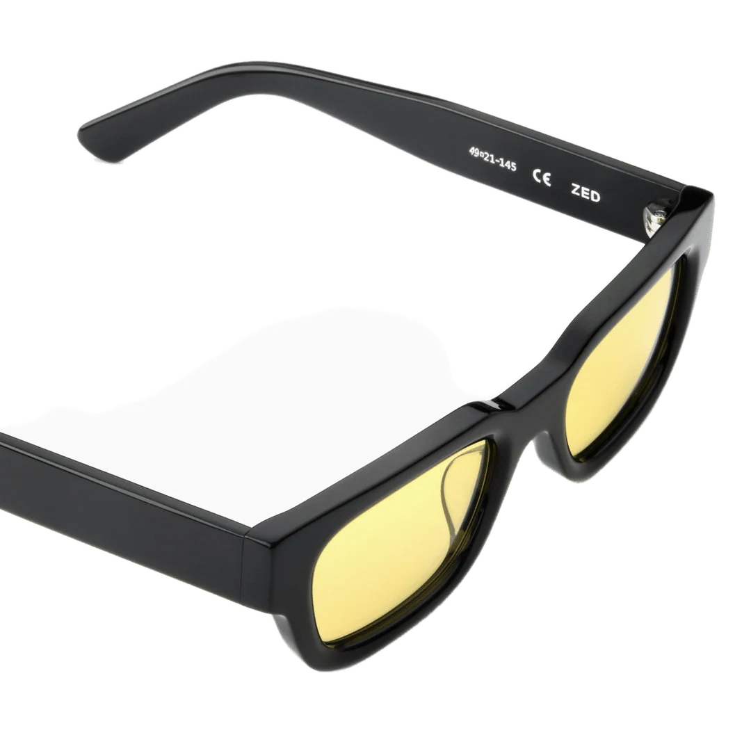 Zed / Black Acetate & Yellow Lens - Image 3