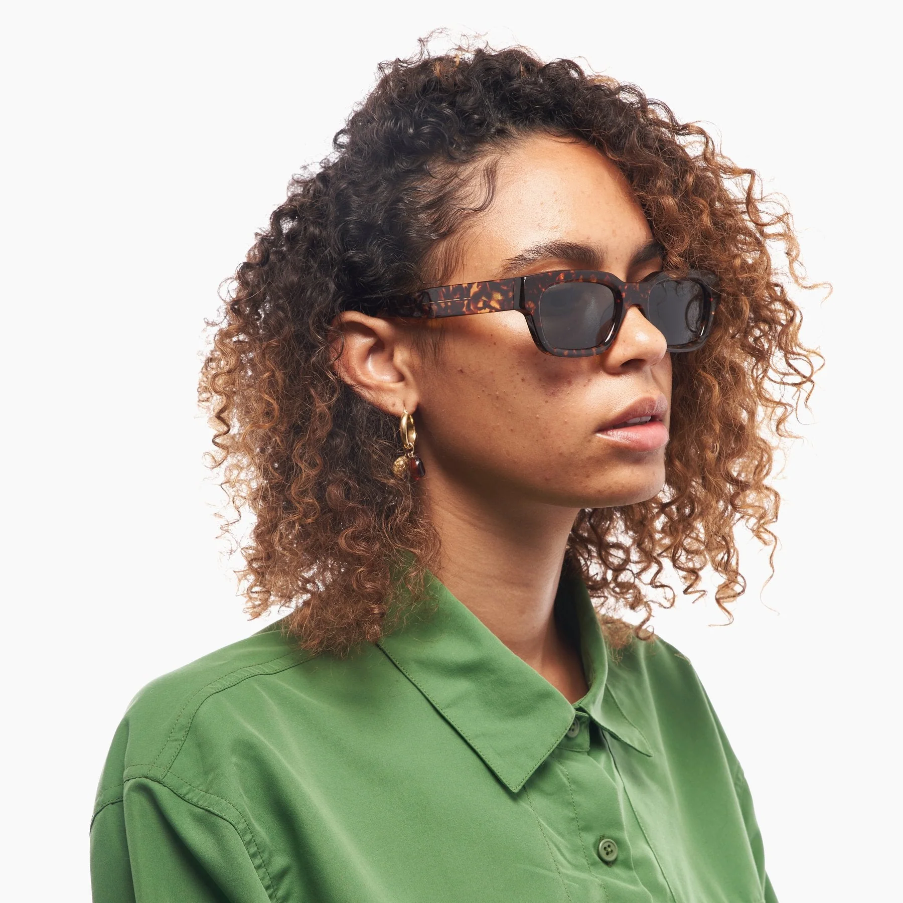 Zed / Havana Tortoise Acetate & Viridian Lens - Image 6
