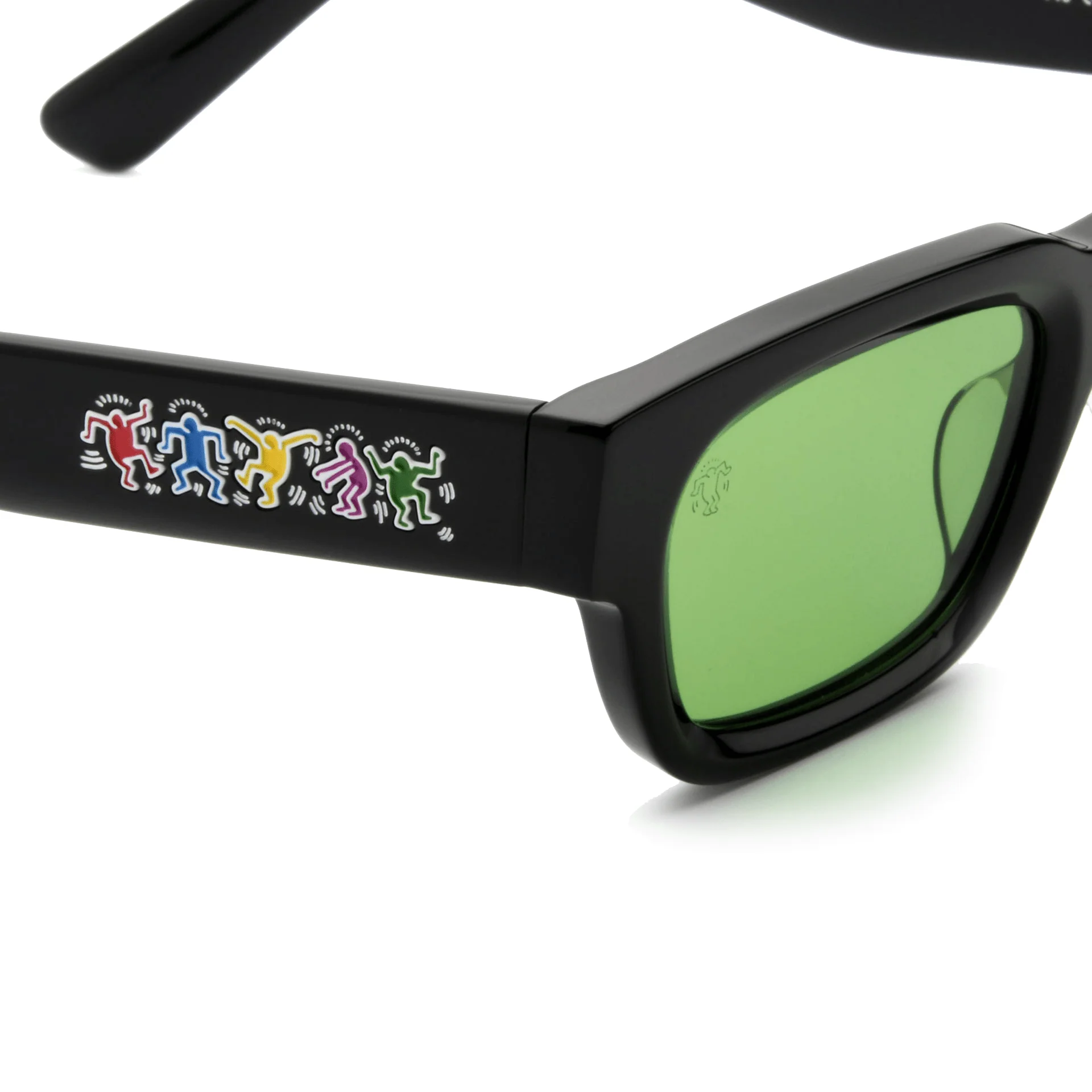 Zed x Keith Haring / Black Acetate & Green Lens - Image 3